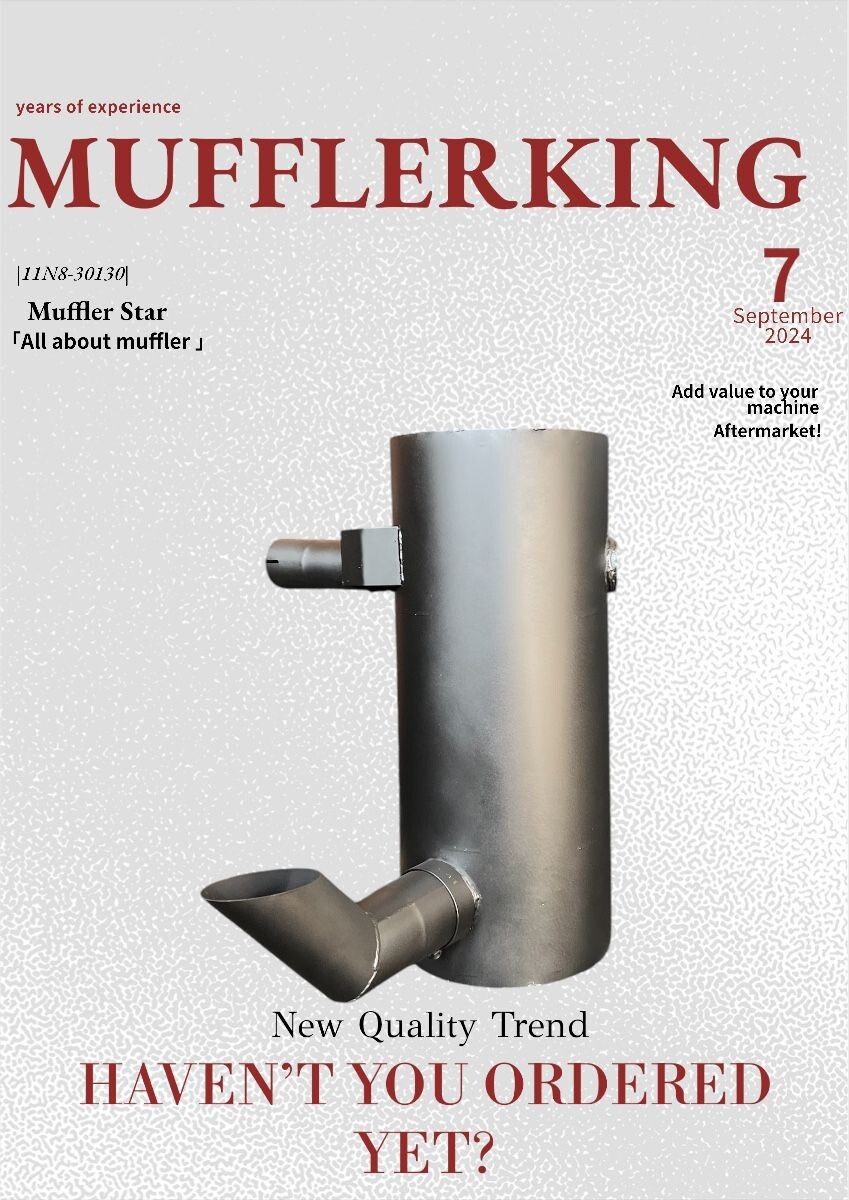 Muffler a fits 290LC-7 HYUNDAI High Quality Aftermarket