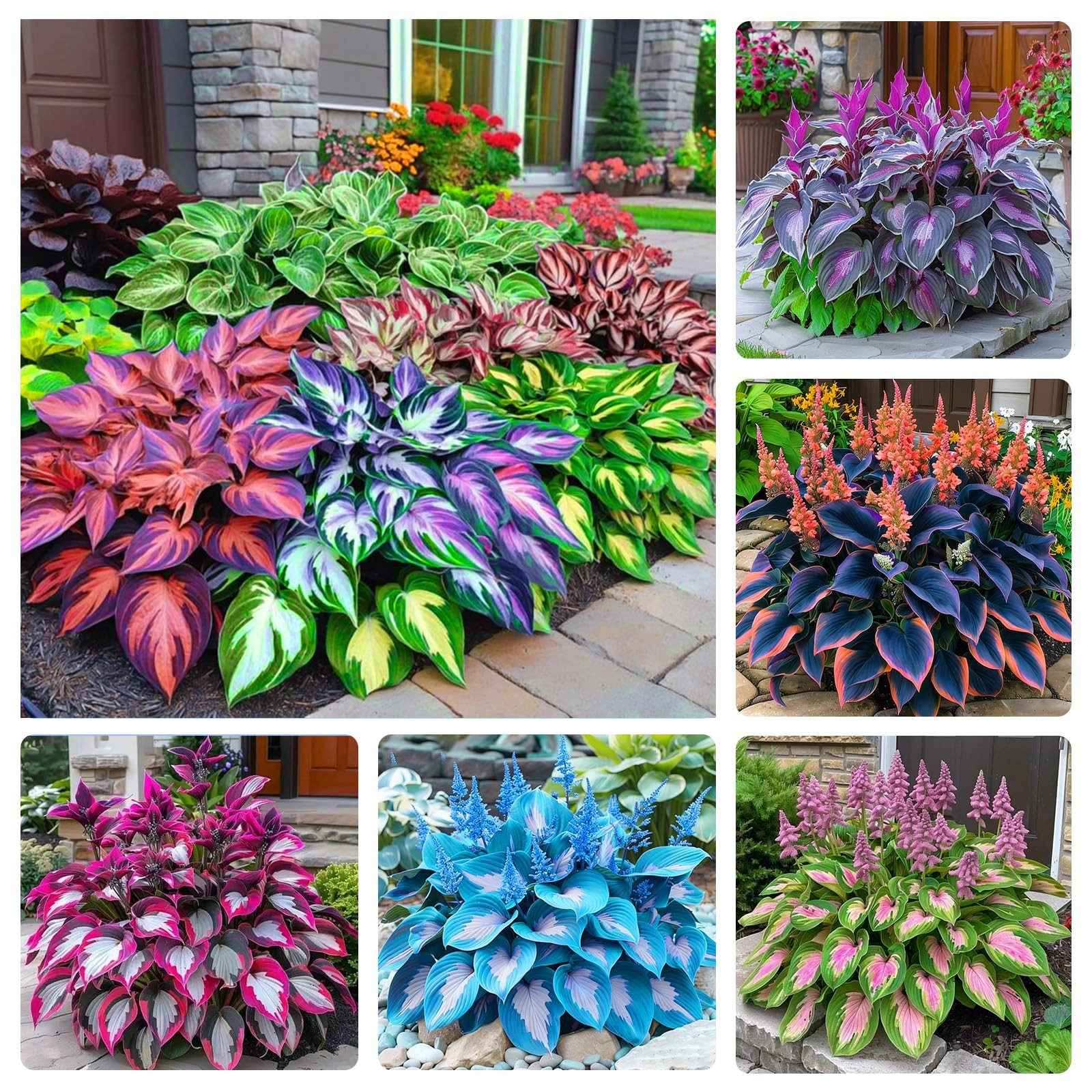 330+ Mixed Color Hosta Seeds for Planting – Shade-Tolerant Perennials