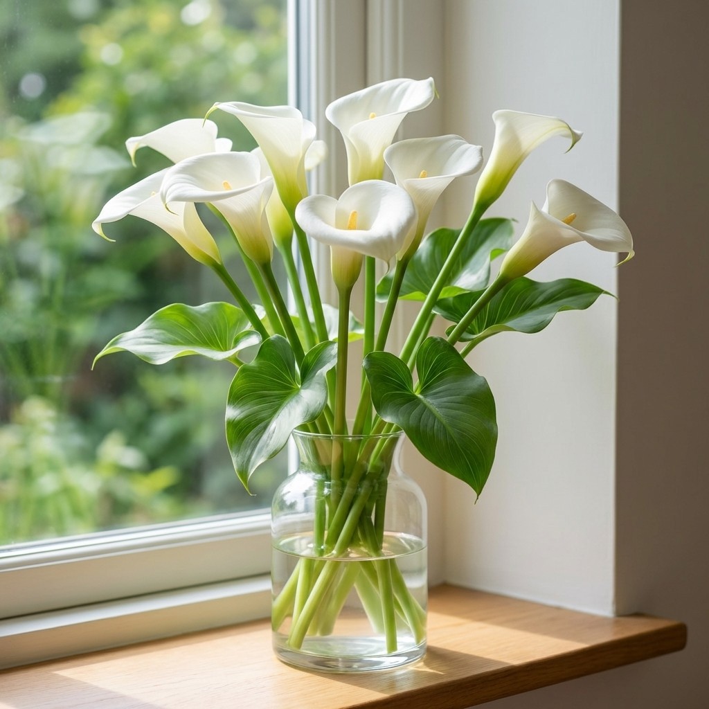 Calla Lily Ornamental Flower Seeds 100 Count – For Outdoor Home Planting Areas