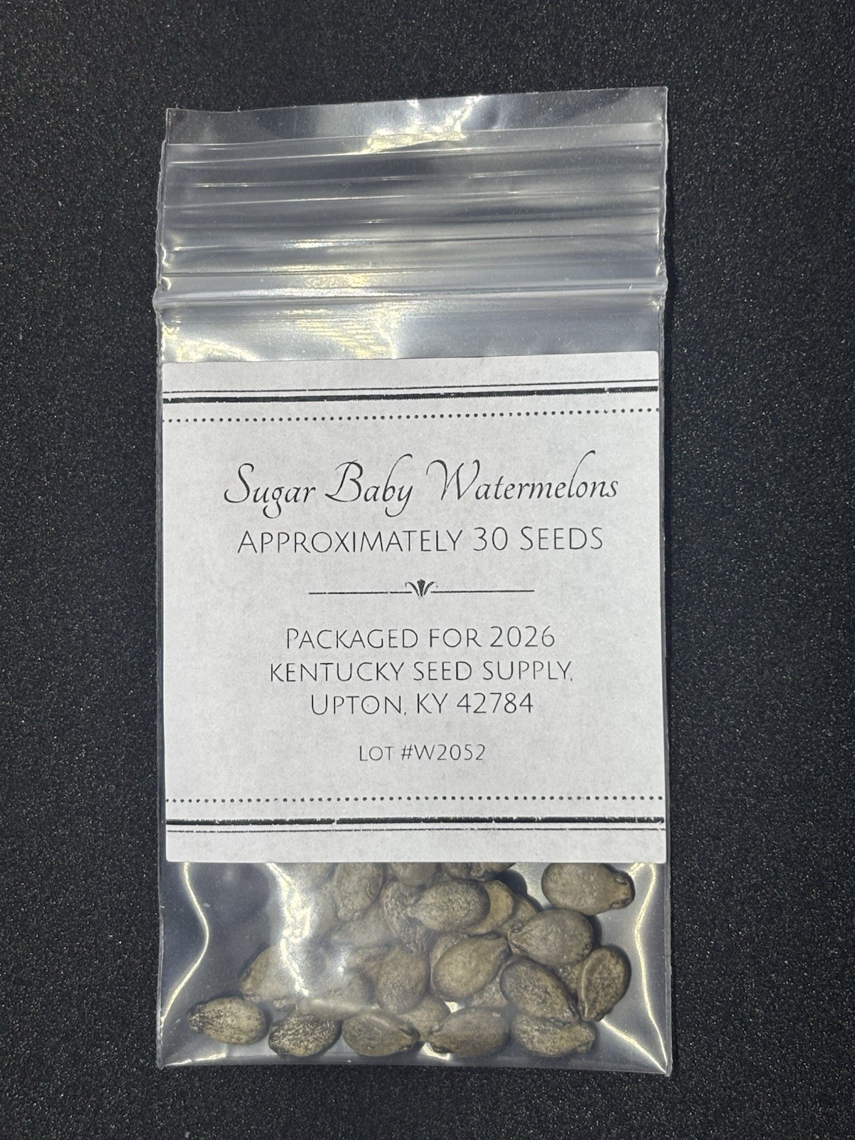 10 packages of Sugar Baby Watermelon Seeds-30 Seeds