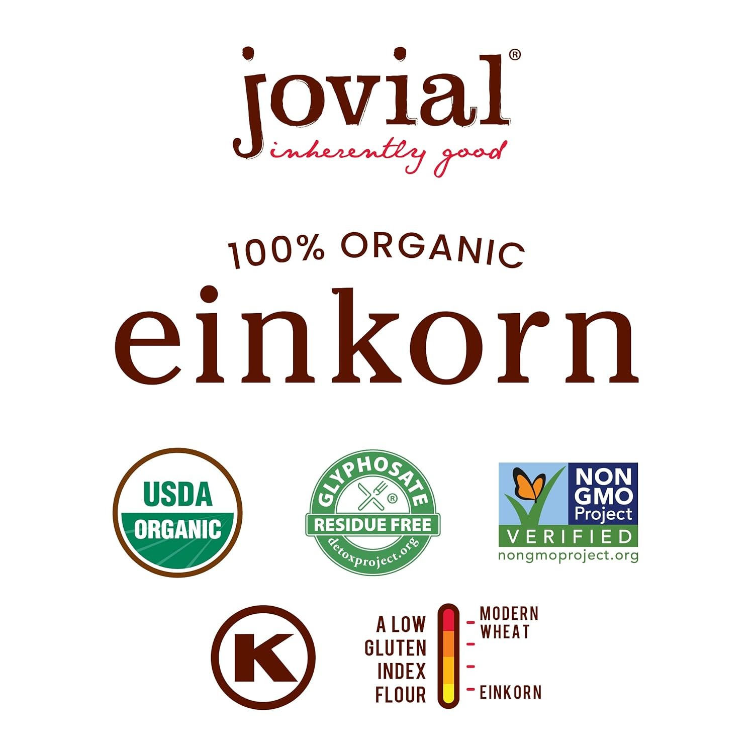 Jovial Organic Einkorn Unbleached All Purpose Flour – 32 Ounce (Pack of 1)
