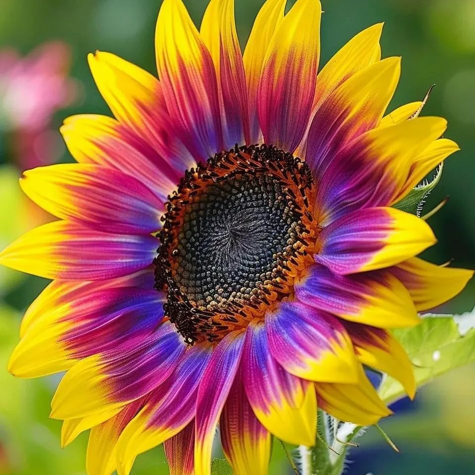 480+ Rare Sunflower Seeds – Red, Purple, Blue, Black-Centered, Charcoal, Teddy B