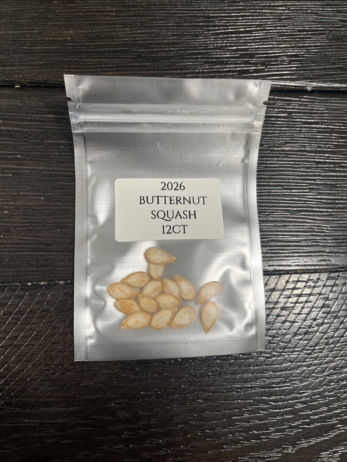 Butternut Squash Seeds 12 Count