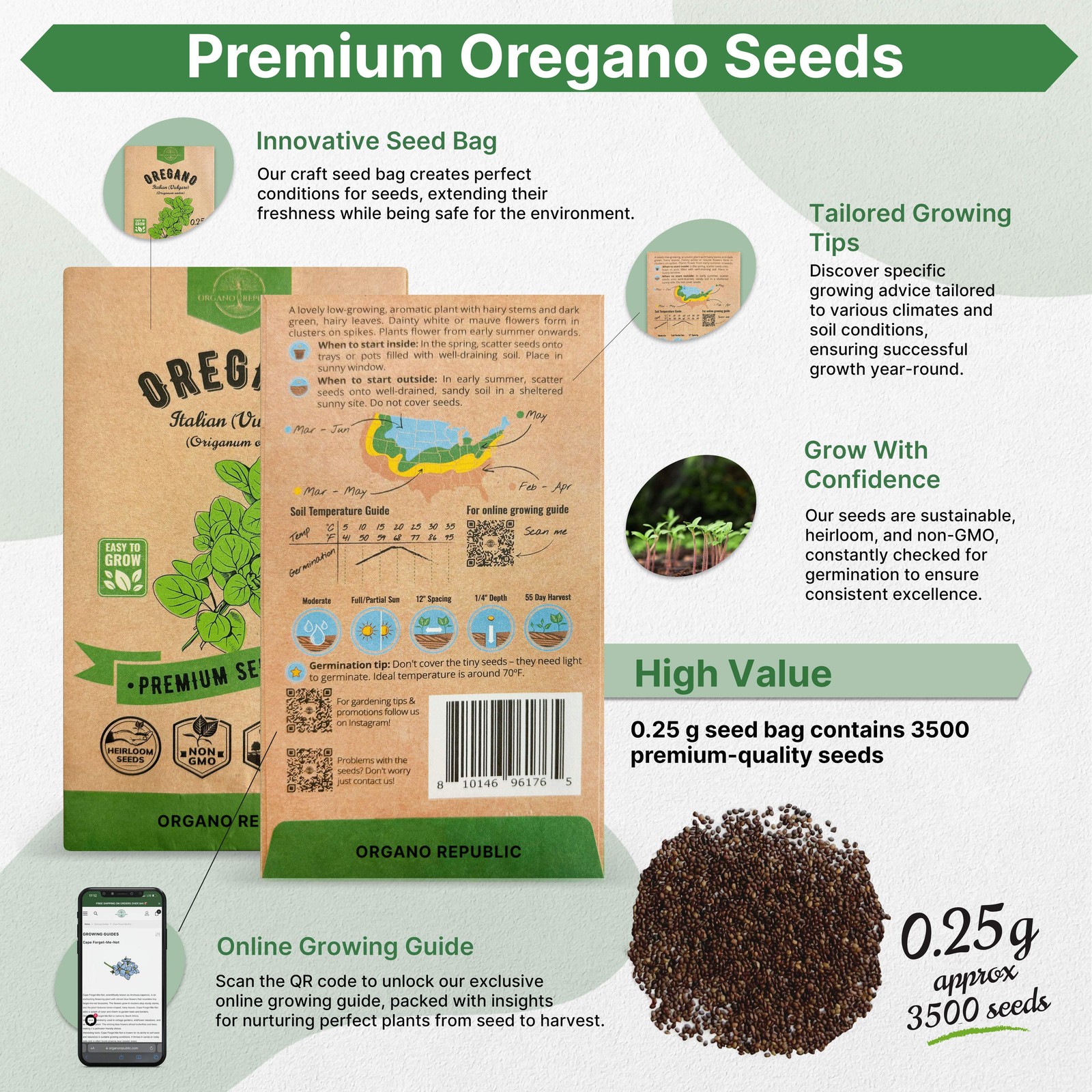 Italian Vulgare Oregano Seeds