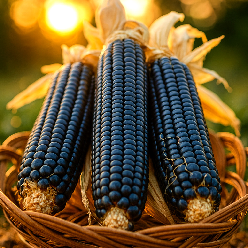 50+ HOPI BLUE BLACK CORN SEEDS 🌽 HEIRLOOM FLOUR/FLINT • NON-GMO FREE SHIPPING