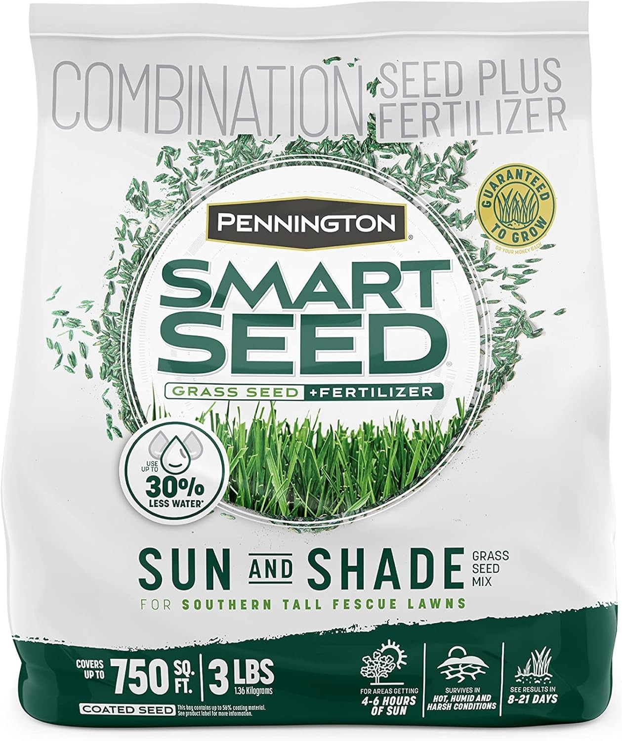 3 lb Tall Fescue Grass Seed for Sun and Shade – Perfect for Hot Climates