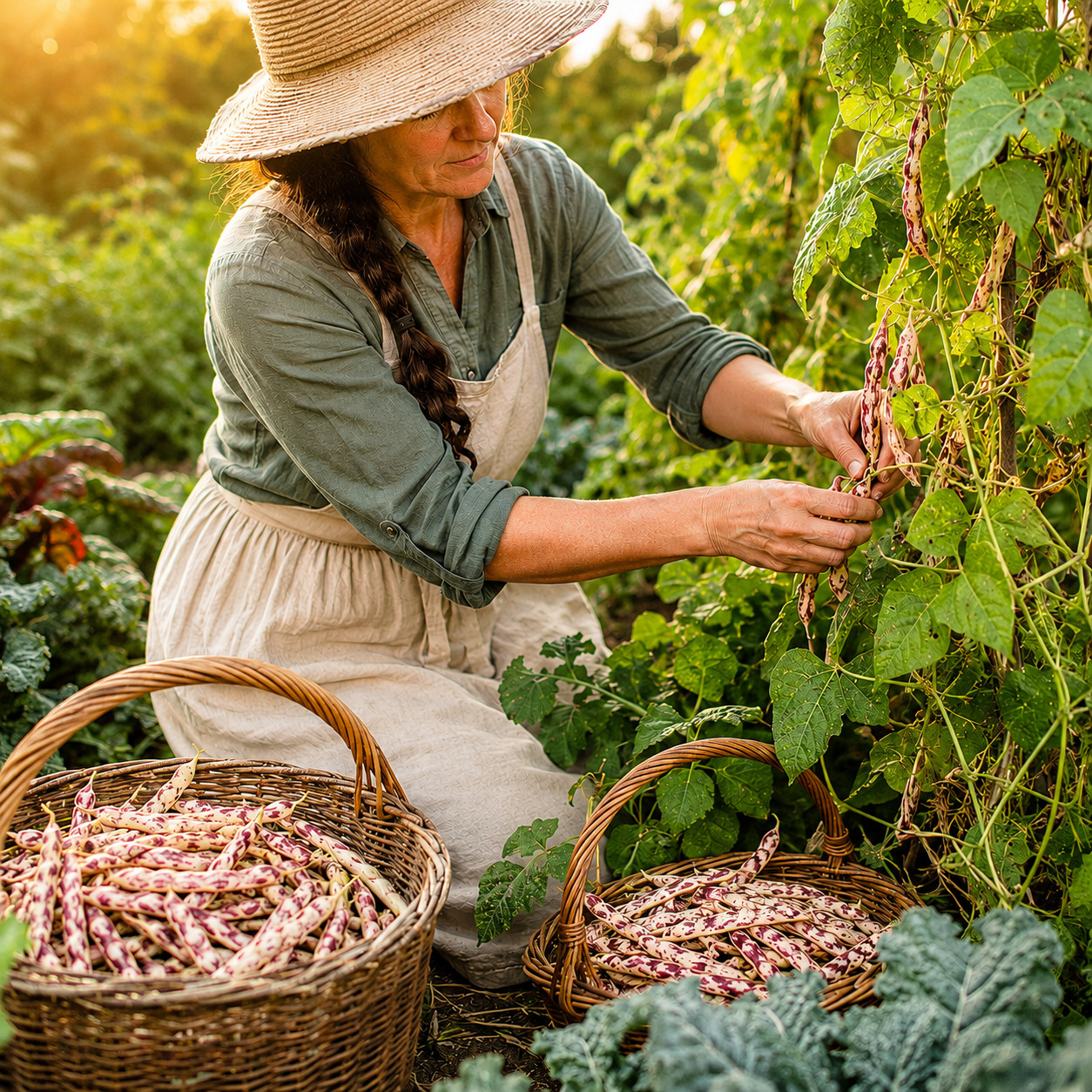 Vermont Cranberry Shell Bean Seeds – Heirloom Bush Bean – 25 seeds