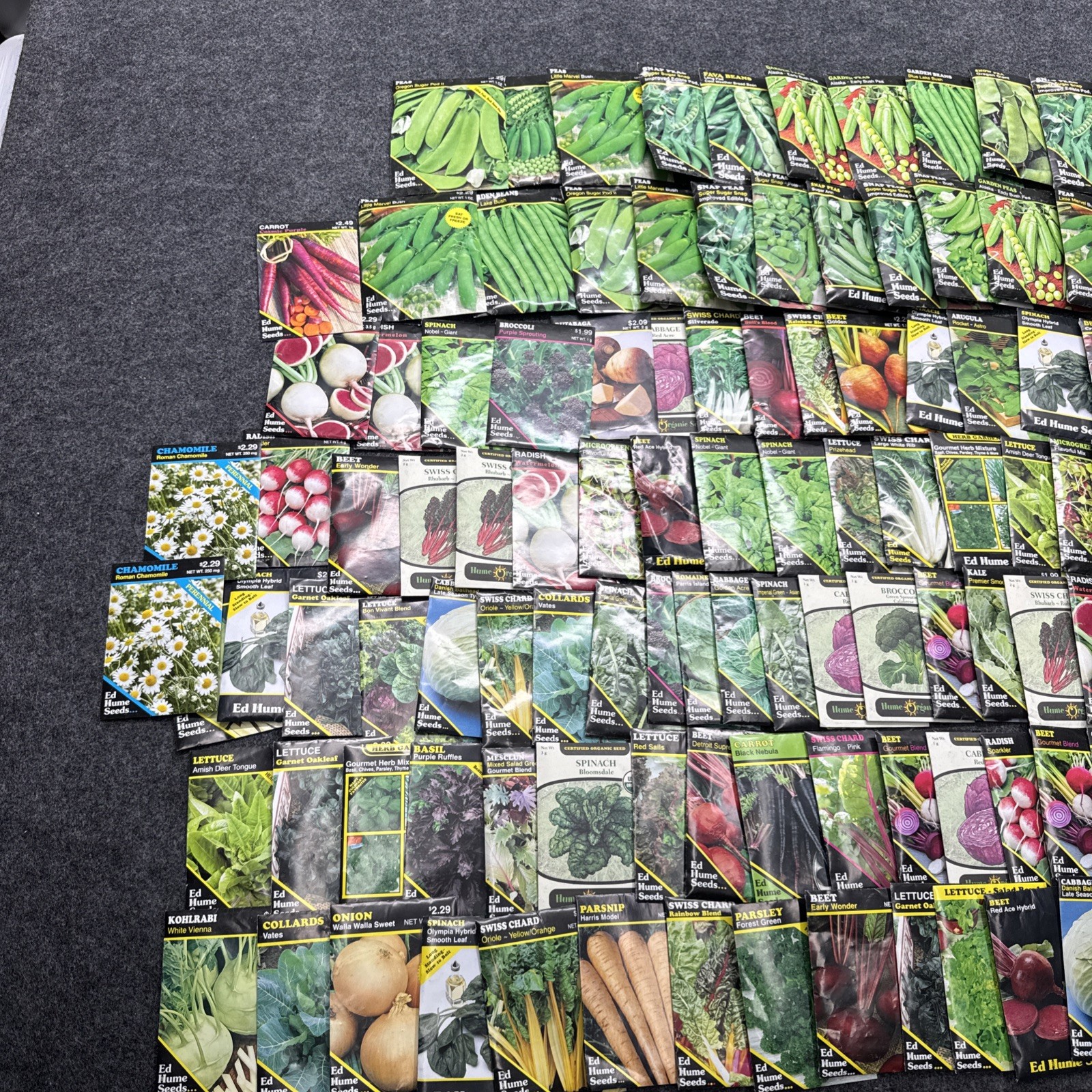Vegetable & Herb Packets 2025 mix gardening. Lot Of 145 Packets