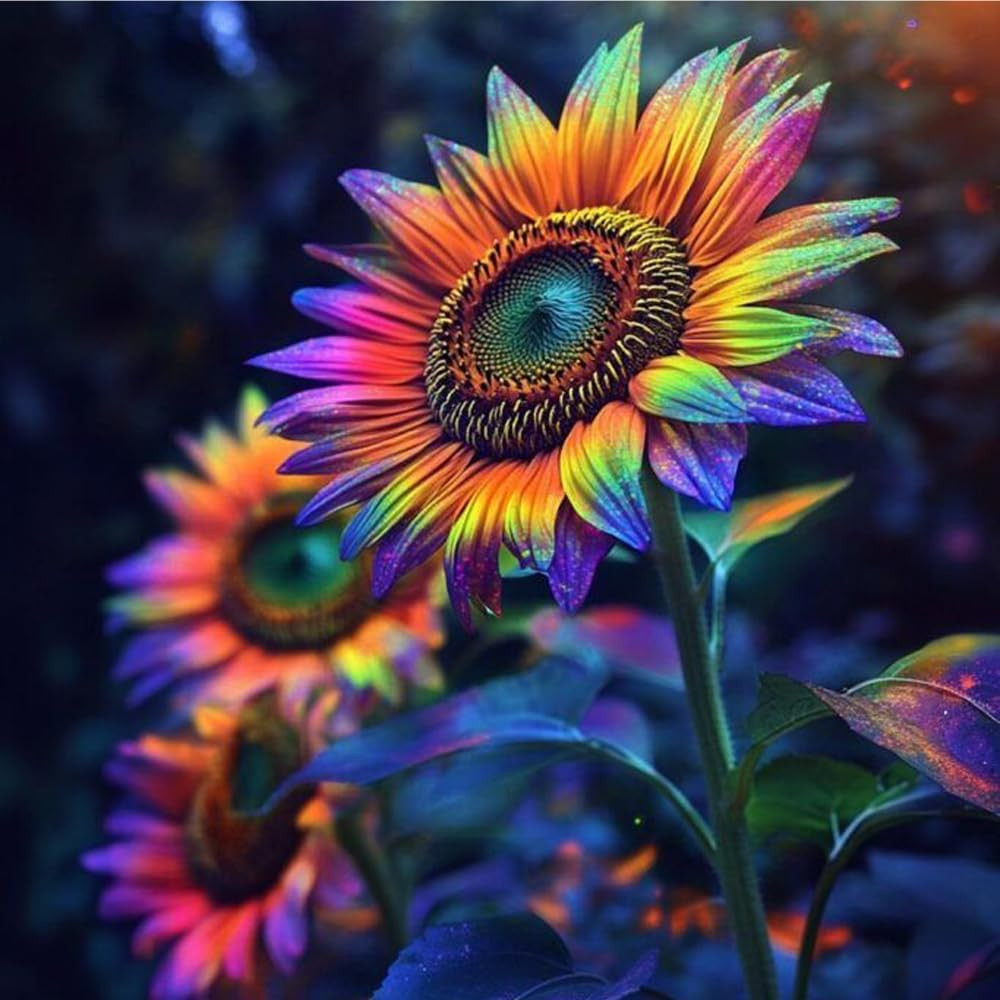 Multi-Colored Sunflower Seeds for Planting,100+ Rare Sunflower Seeds to Plant No
