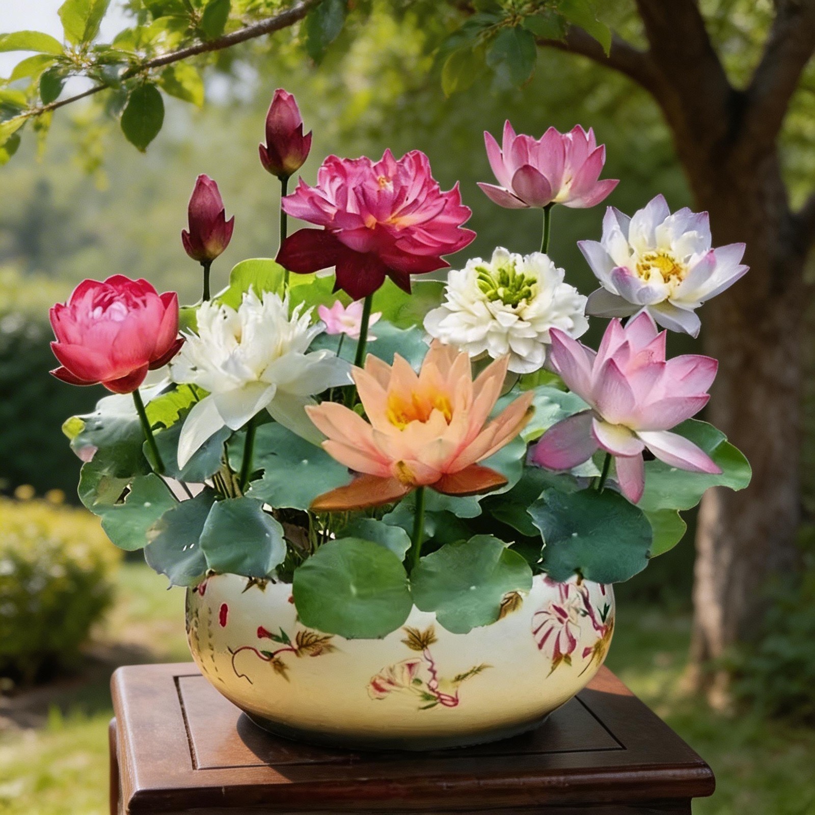 50Pcs Ornamental Lotus Seeds Water Plant Seeds for Home Pond Decor