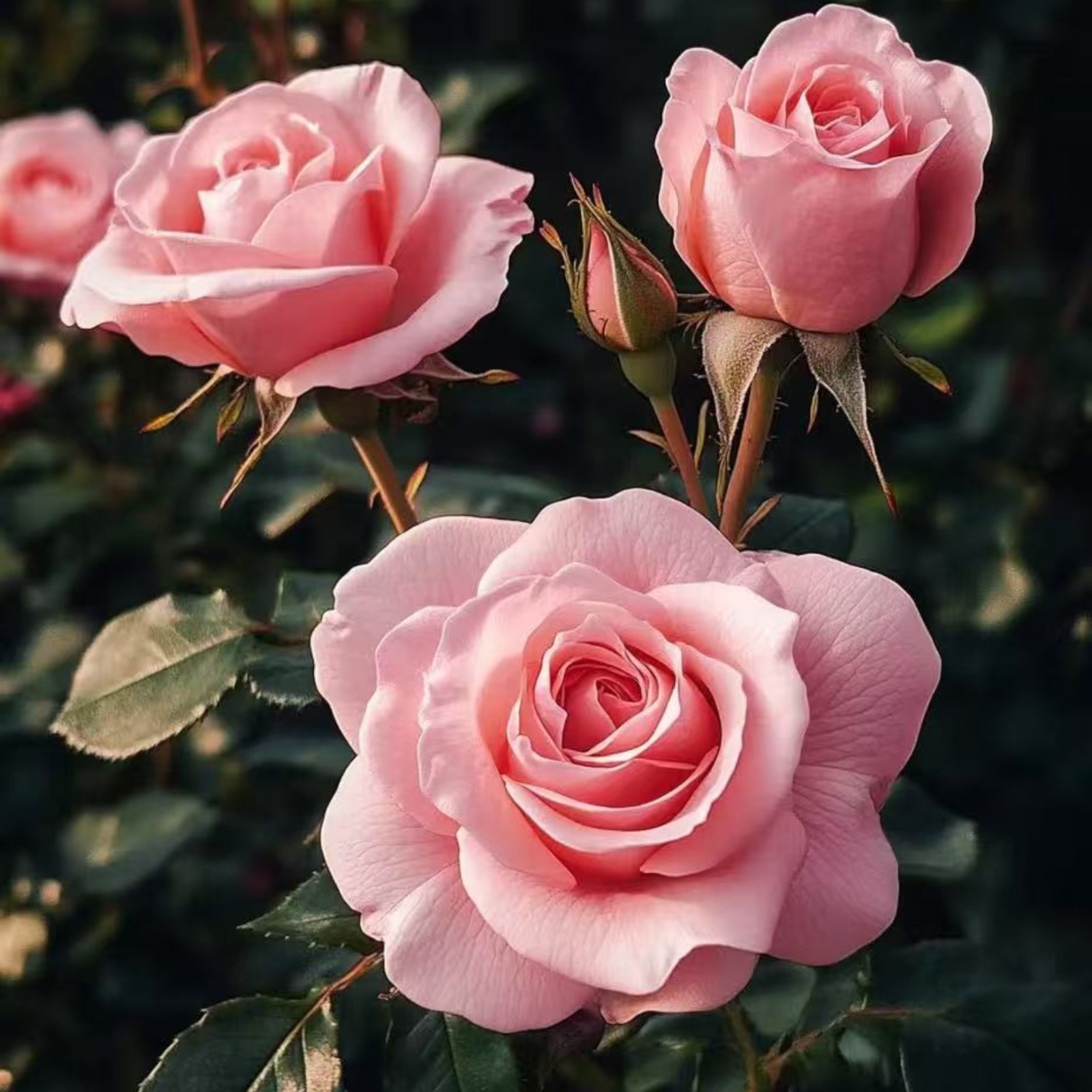 20 Light Pink Rose Seeds – Classic Elegance for Romantic Garden Blooms