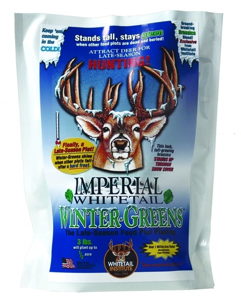 Whitetail Institute Winter-Greens Food Plot Seed 3 Lbs 1/2 Acre Fall