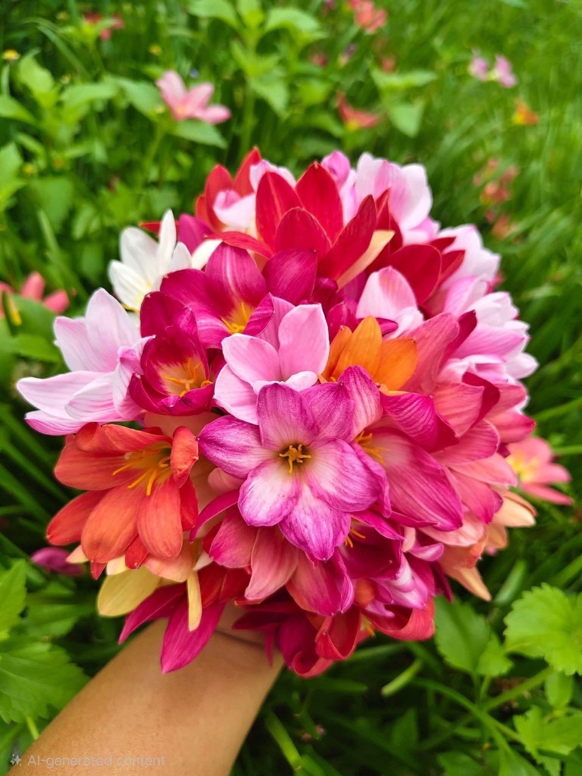 20 New! Mixed rainlily White,Pink and other surprise color (Zyranthes)