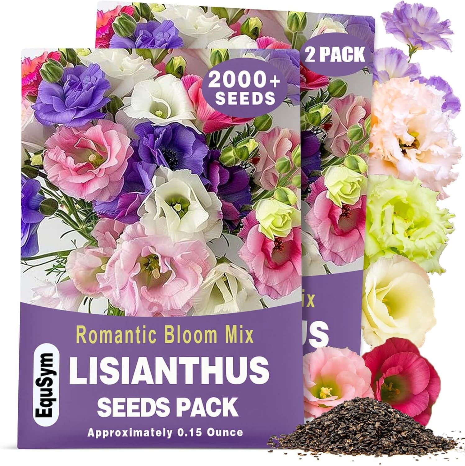 Lisianthus Seeds 2000+ Mixed Colors