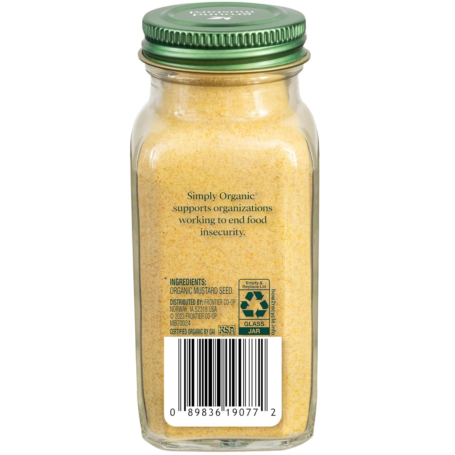 3.07 oz Organic Ground Mustard Seed – Perfect for Curries and Salad Dressings