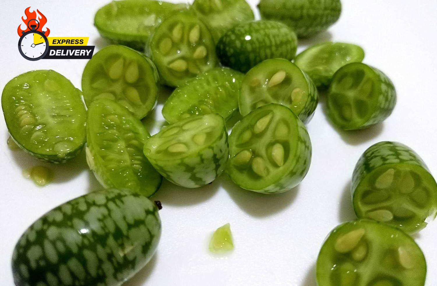 Mini Thumb Watermelon Fruit Vegetables Seeds 60+ Cucamelon Mexican Sour Gherkin