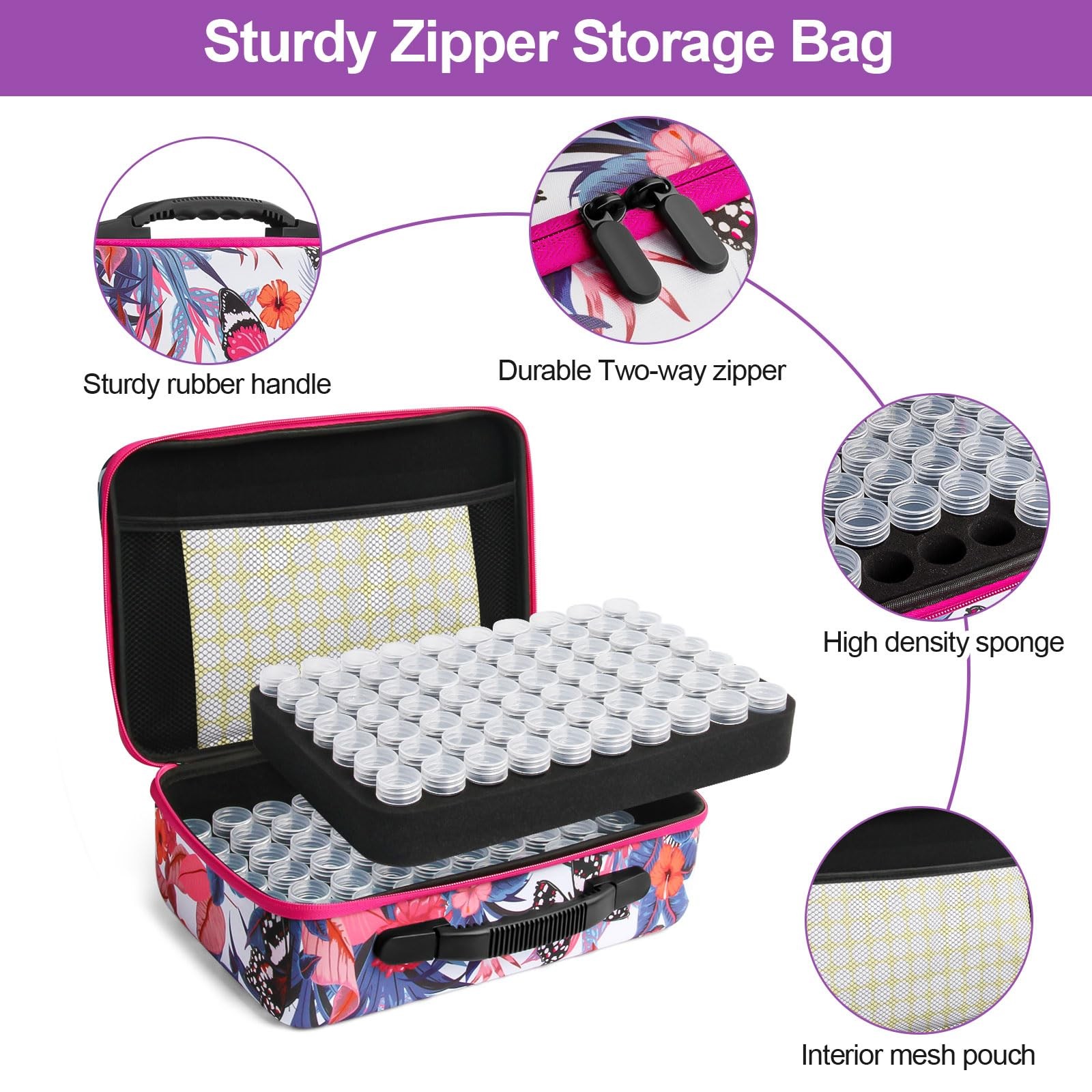 Seed Storage Organizer 140 Slots Seed Organizer Storage Box, Portable Seed Pa…