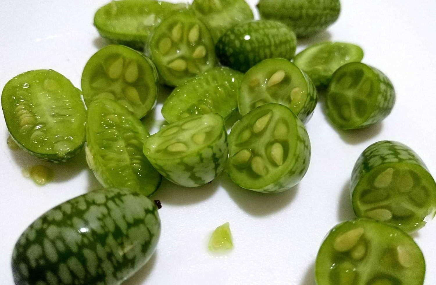 Mini Thumb Watermelon Fruit Vegetables Seeds 60+ Cucamelon Mexican Sour Gherkin