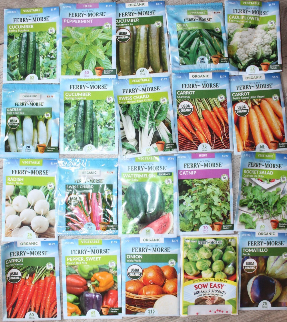 100 pack Garden Seeds Bundle – 12/25 $250-$300+ GRAB BAG MYSTERY BAG *READ* 11