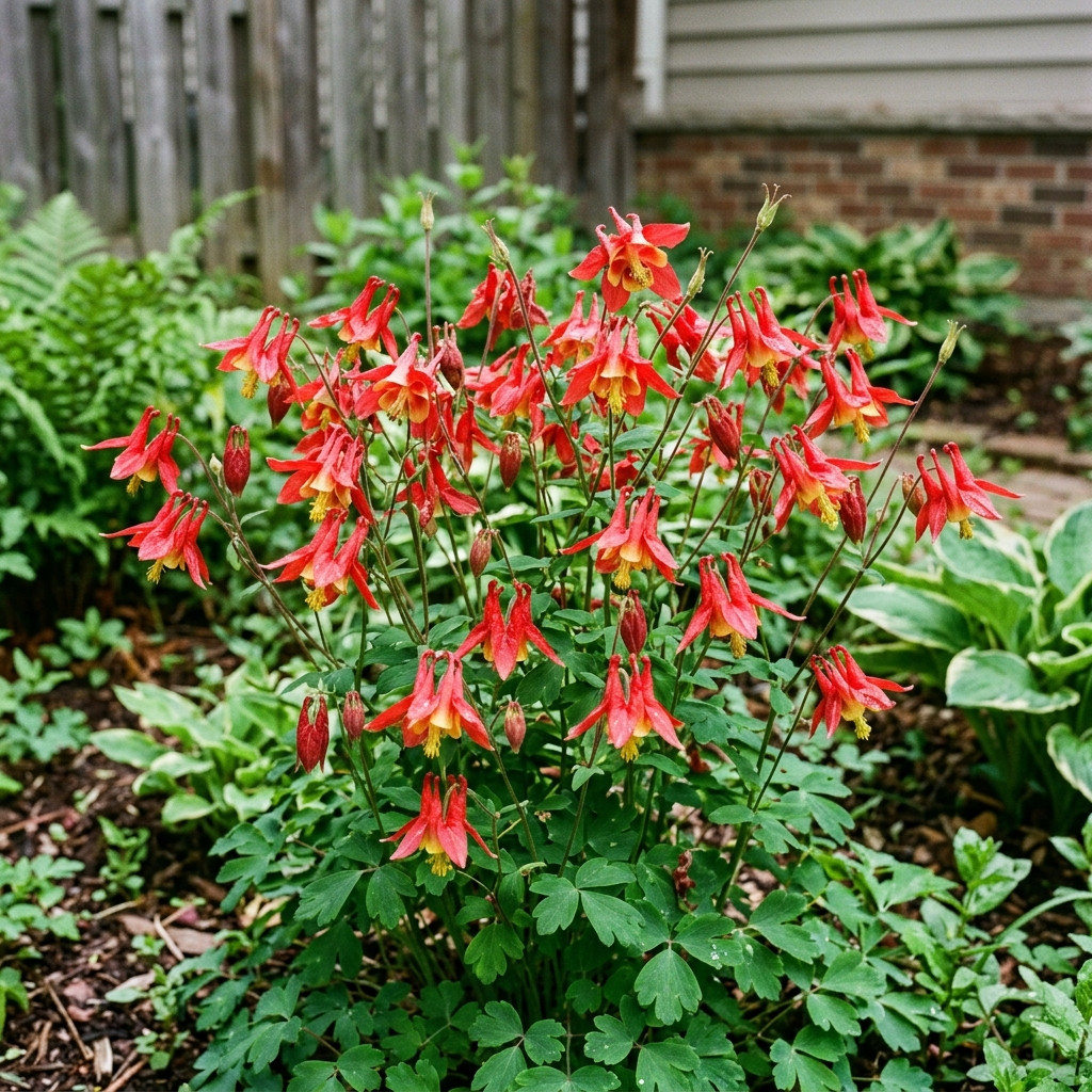 100 Vibrant Red Columbine Aquilegia Seeds for Planting – Premium Heirloom Seed