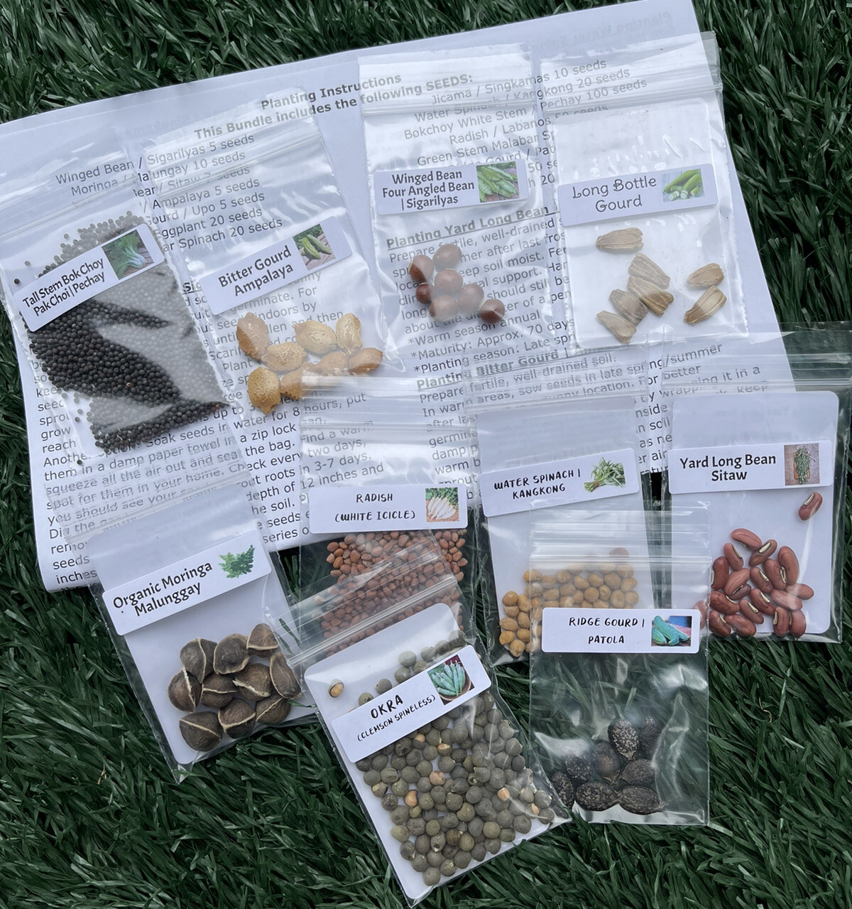 10 Packet of SEEDS + 3 FREE Packet | Asian SEEDS Bundle for Planting