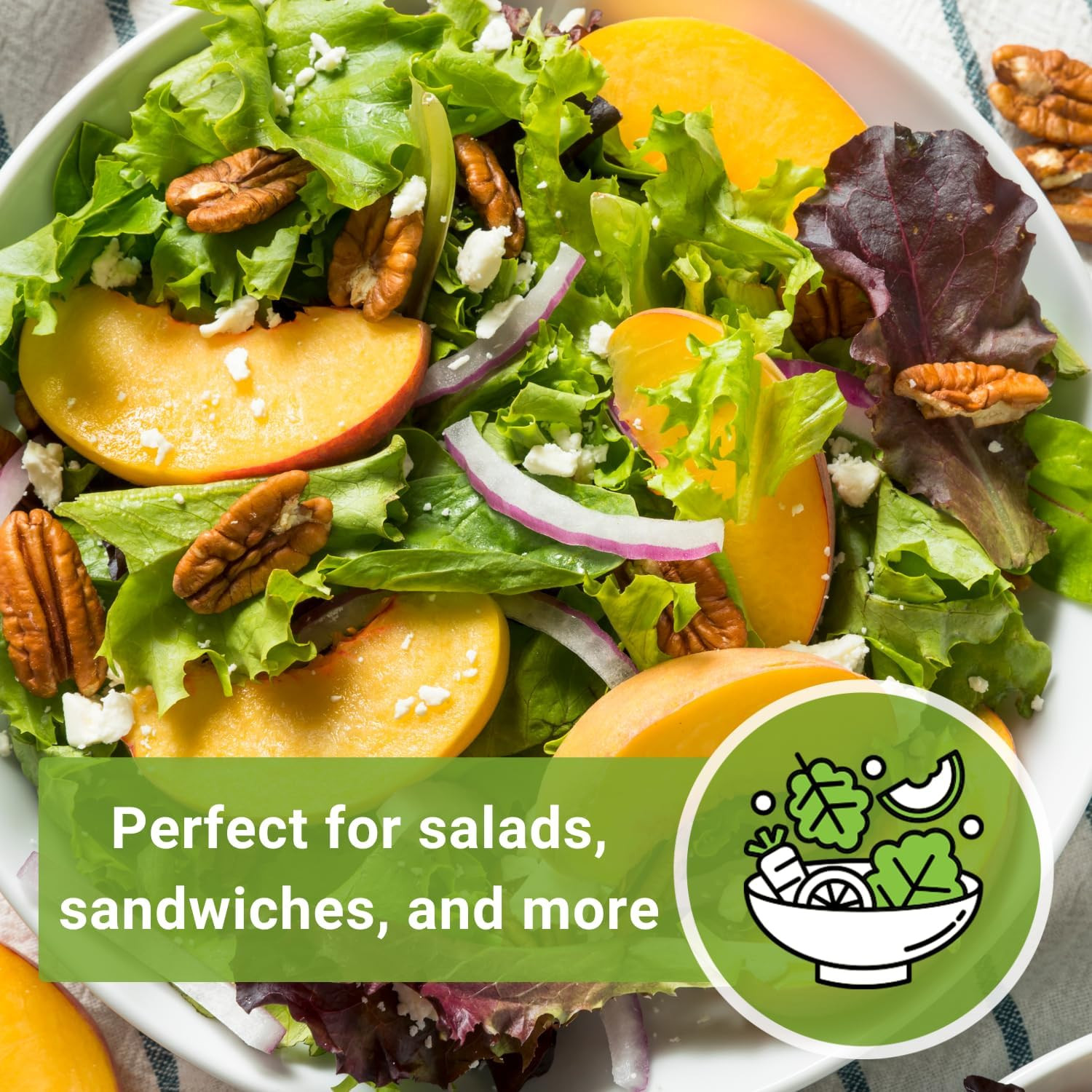 – Green Salad Bowl Lettuce Seeds for Planting – Ideal Spring or Fall Lettuce – G
