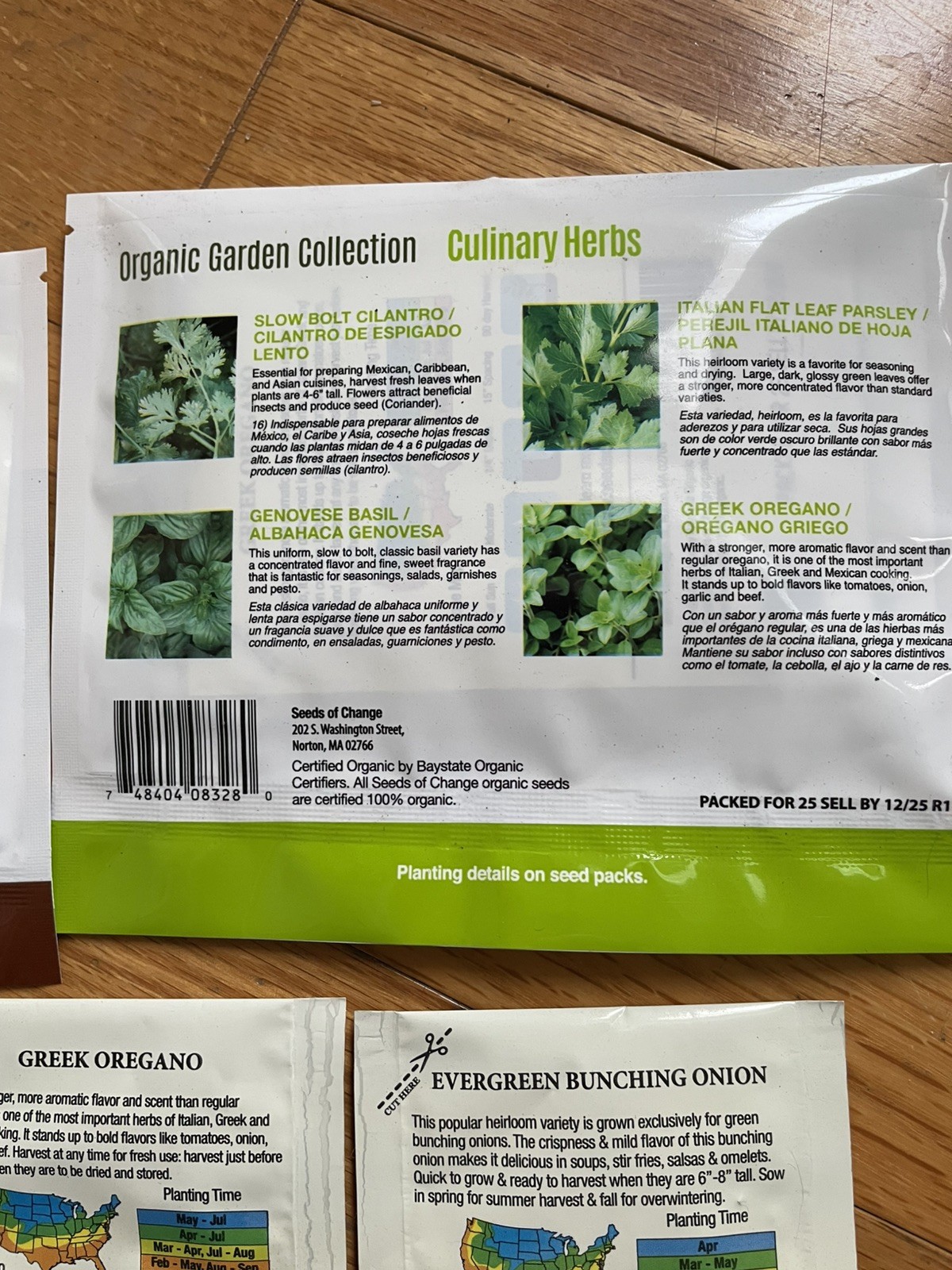 Culinary Herb & Herbal Tea Garden Seeds Variety Pack – 14 Organic Non-GMO