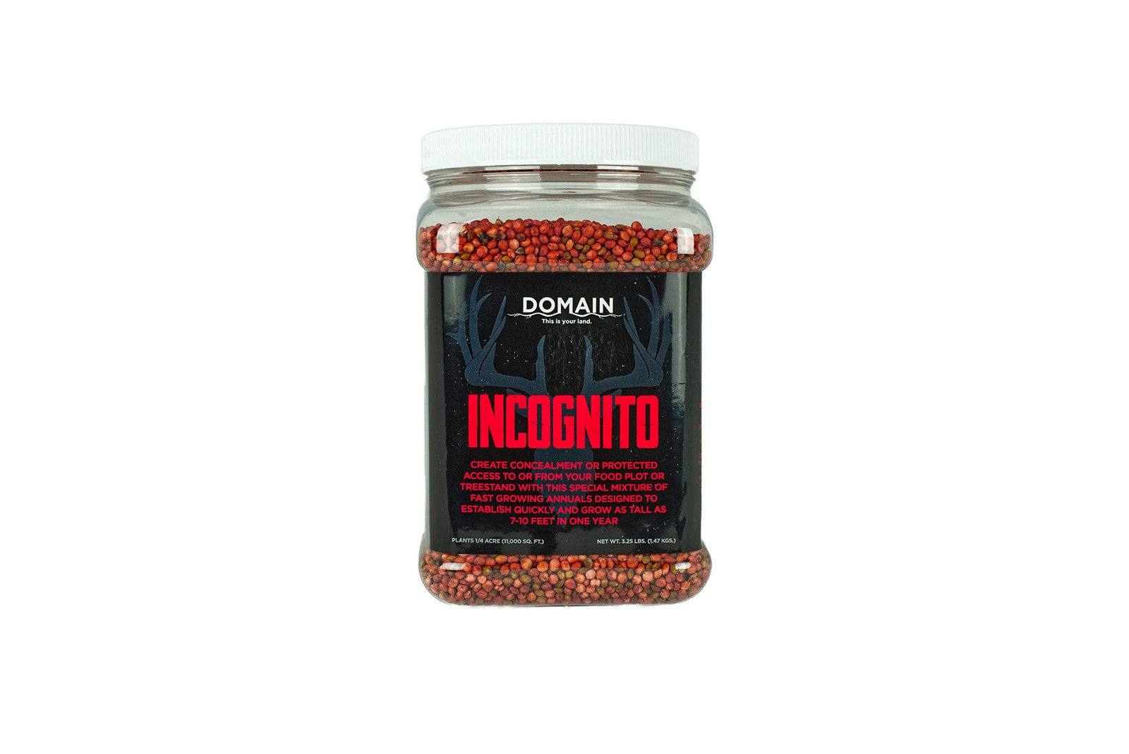 “Incognito Deer Plot Seed for 1/4 Acre Fast Growing Concealment Solution”