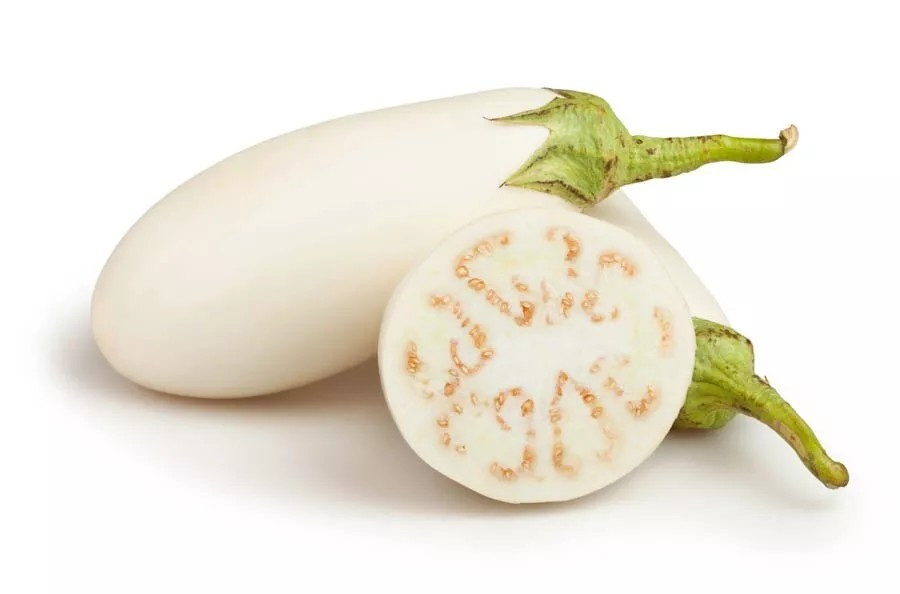 100+ CASPER WHITE EGGPLANT SEEDS – HEIRLOOM – ORGANIC – NON GMO ———– RARE