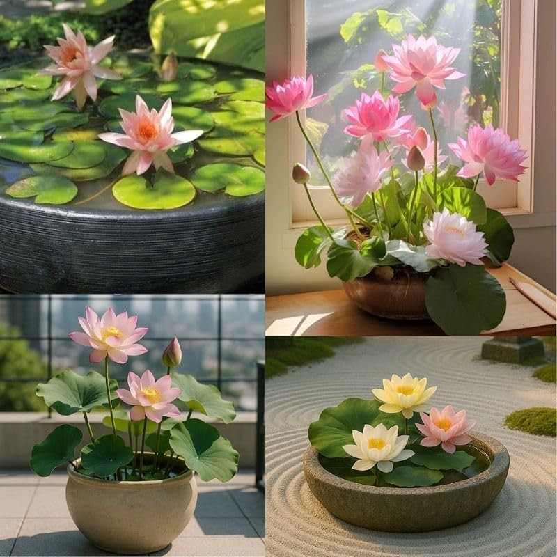 Unique Lotus Flower Seeds Pack – 300pcs with Planting Guide
