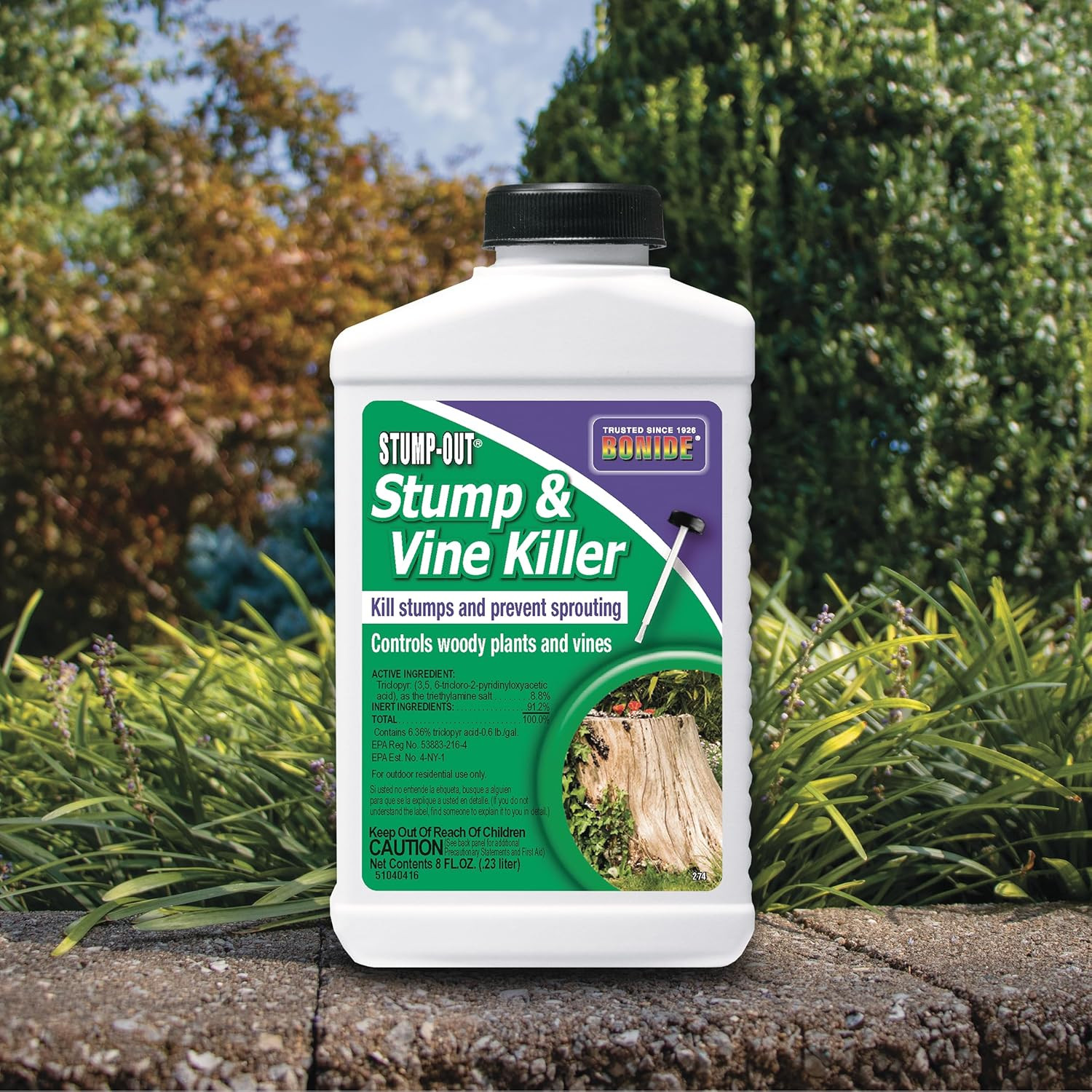 Stump & Vine Killer, 8 Oz Concentrate with Applicator