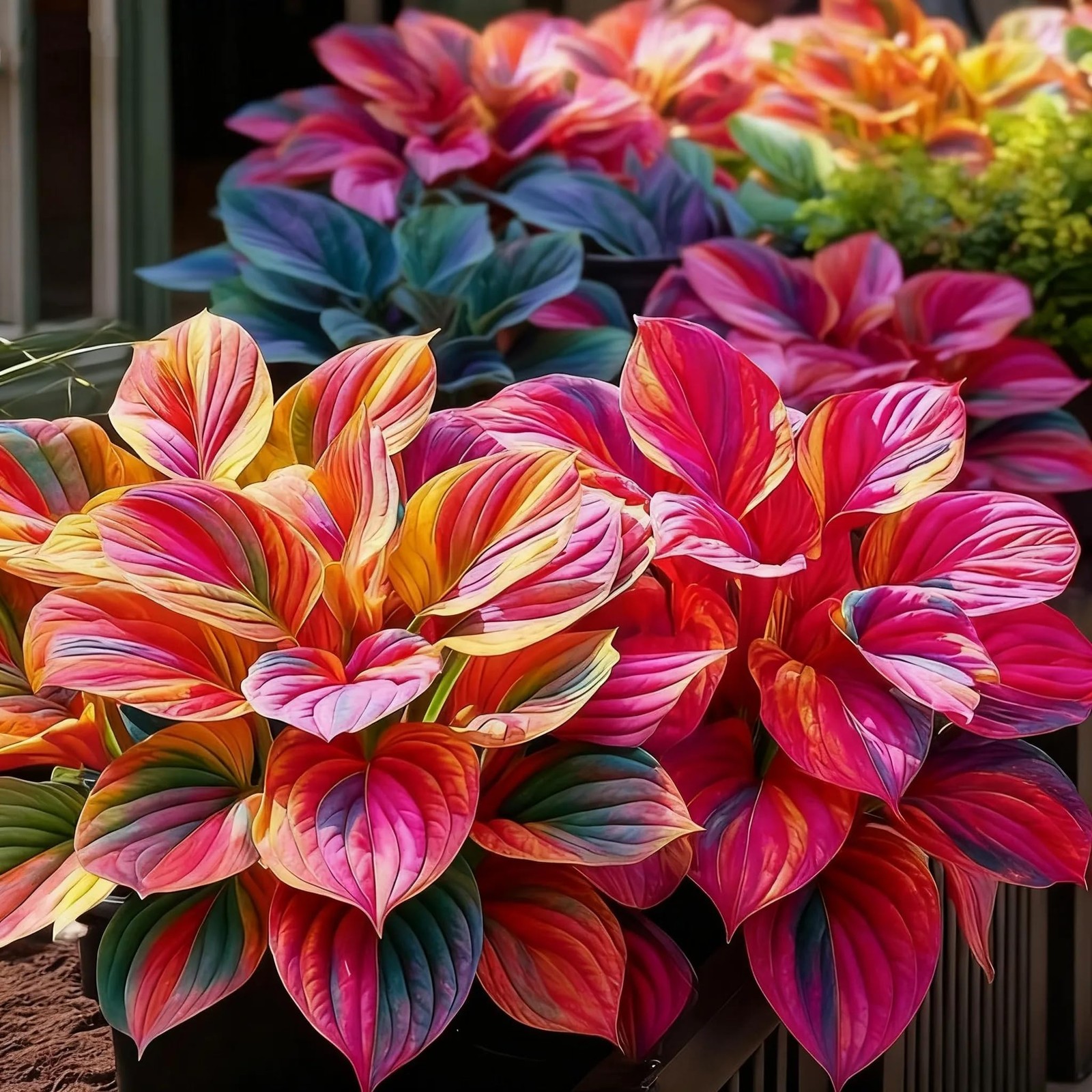 Mixed 300+ Hosta Seeds for Planting, Hostas Seeds Rare Perennial Under Trees &