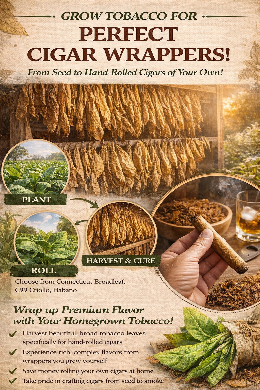 5000 Tobacco Seeds, Heirloom Mix, 6 Varieties, Hummingbird Pollinator Attractor
