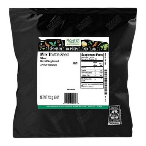 Milk Thistle Whole Seed 1 Lb by Frontier Coop