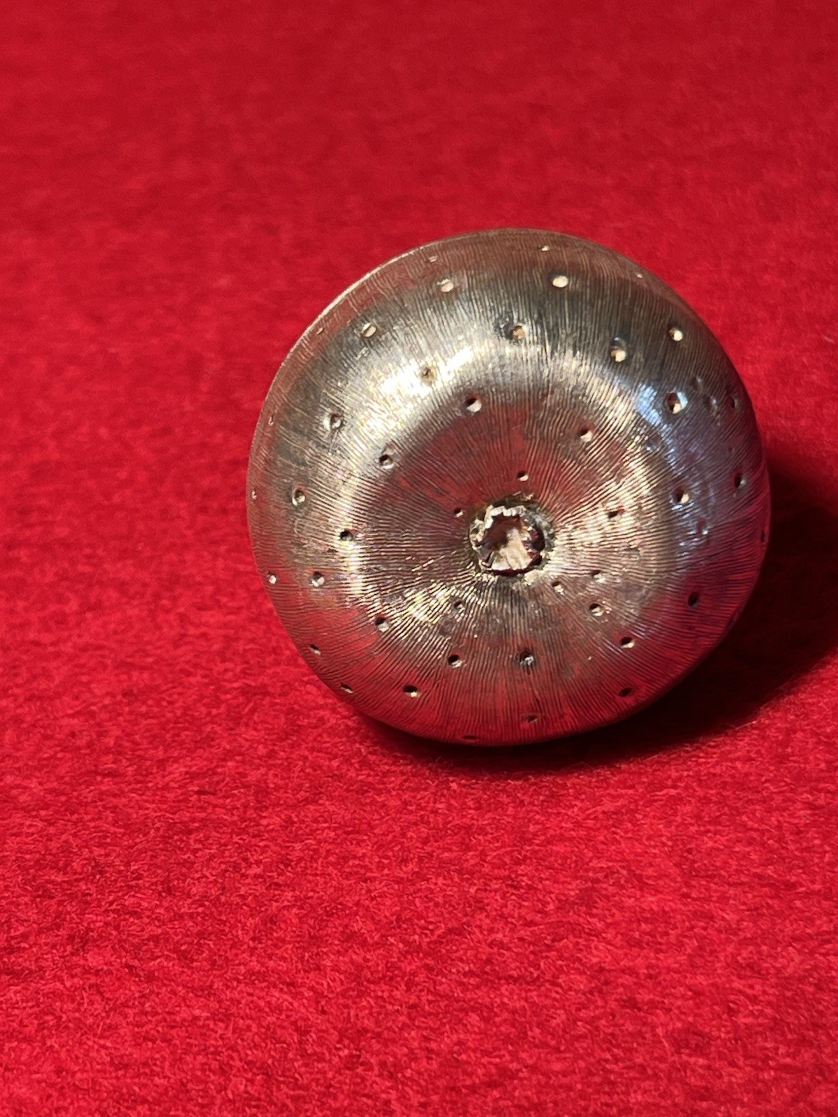 silver miniature fruit dots depicting seeds