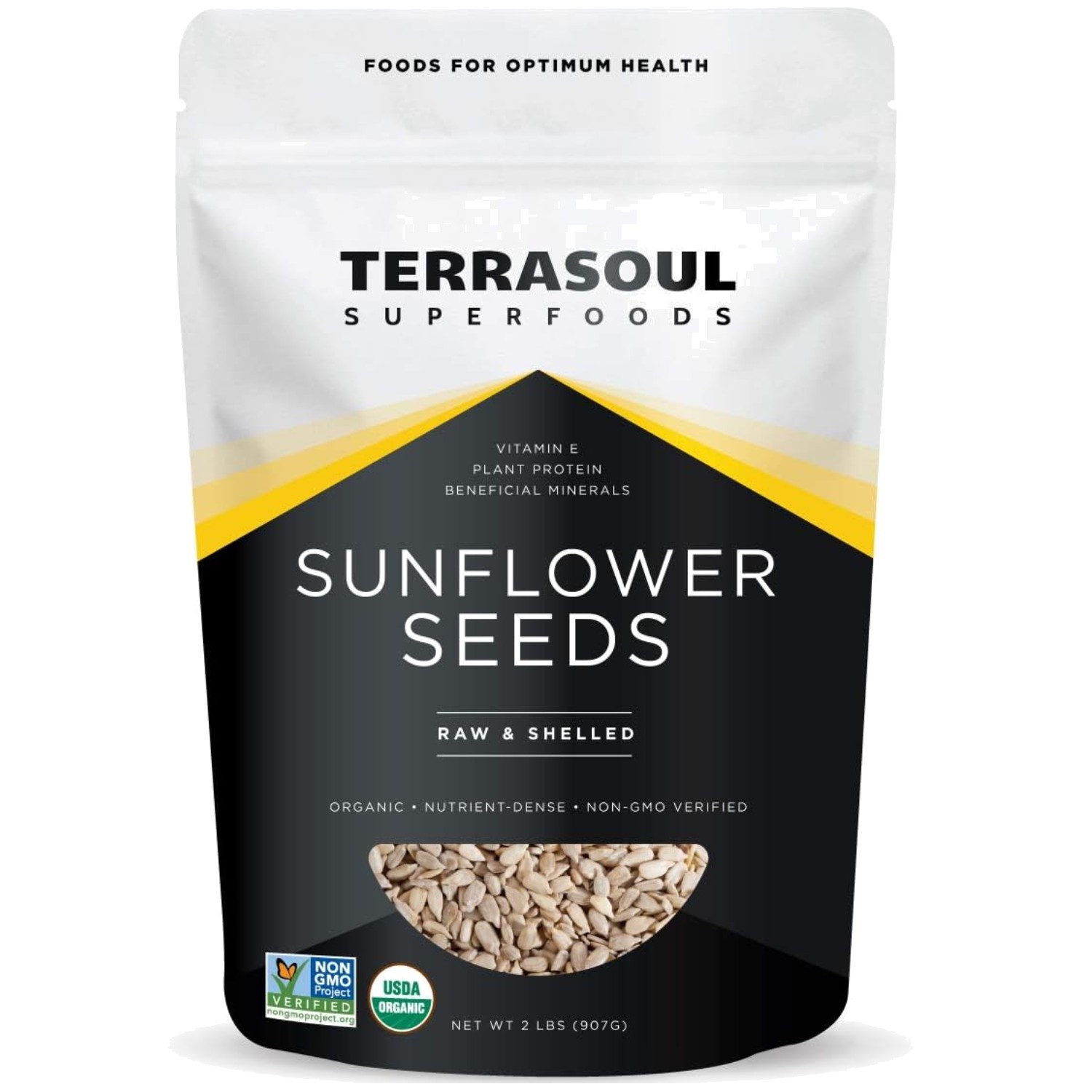 Resealable Organic Sunflower Seeds, 2 lb