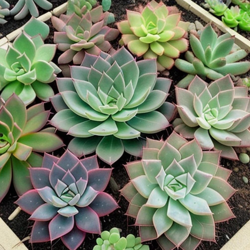 100 pcs Mix Rare Succulent Seeds Pack – Perennial Heirloom Non-GMO Outdoor Indoo