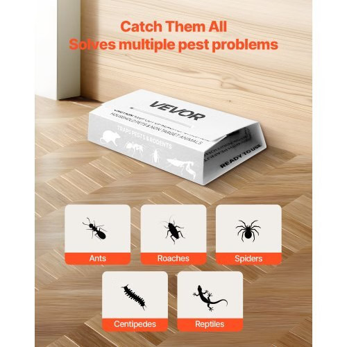 Insect Glue Trap, 36 Pack Glue Boards, Peanut Scent, Foldable Design Sticky Pes