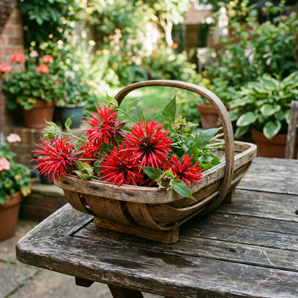 100 Crimson Red Bee Balm Monarda Seeds for Planting – Premium Heirloom Seed