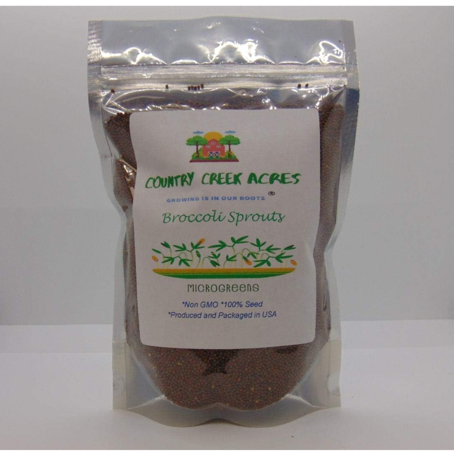 Broccoli Seeds for Sprouting Microgreens 8 oz Pure Seed