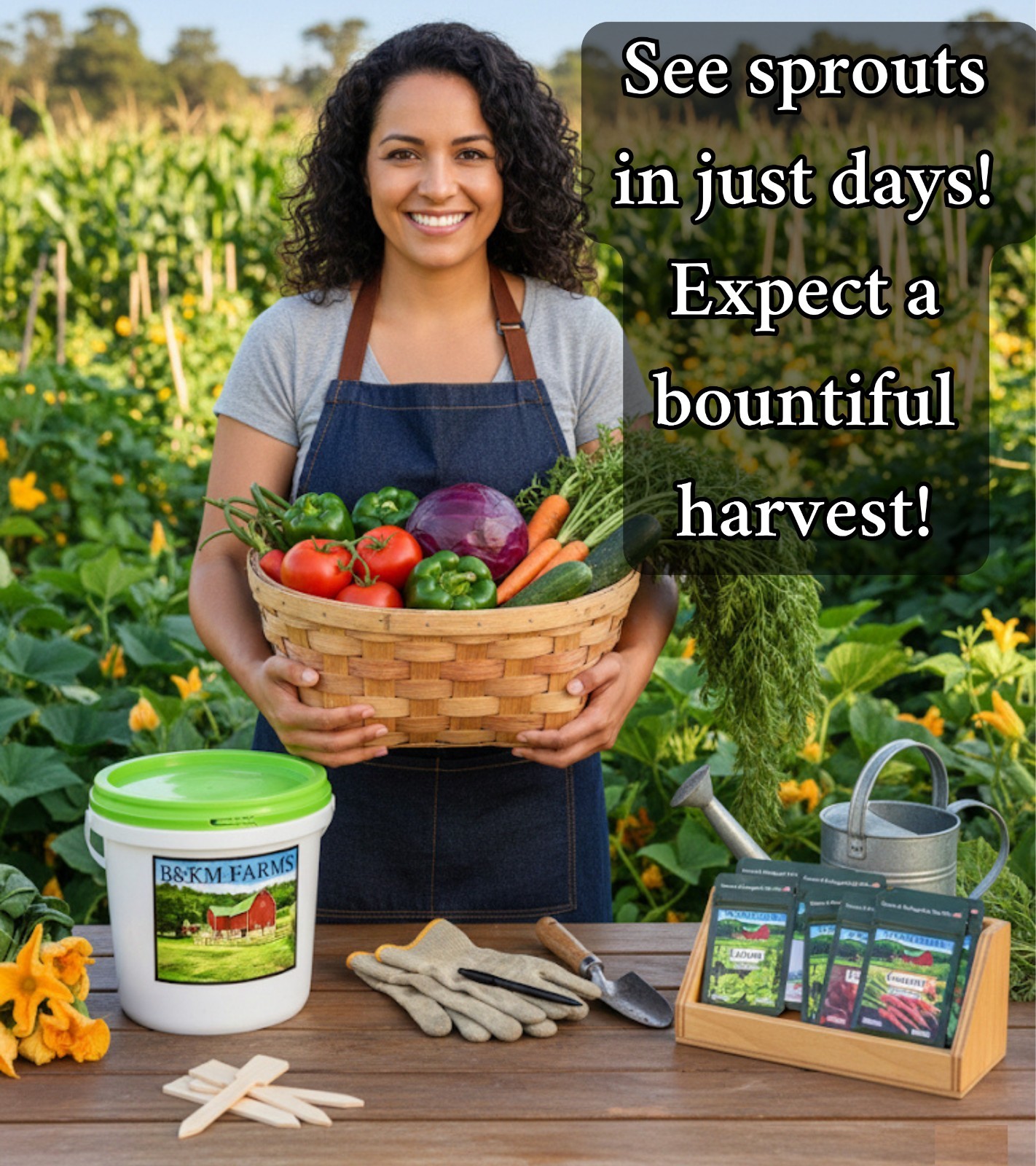 Survival Seed Vault 50,000+ Heirloom Non-GMO Seeds | 50 Varieties | USA Packed
