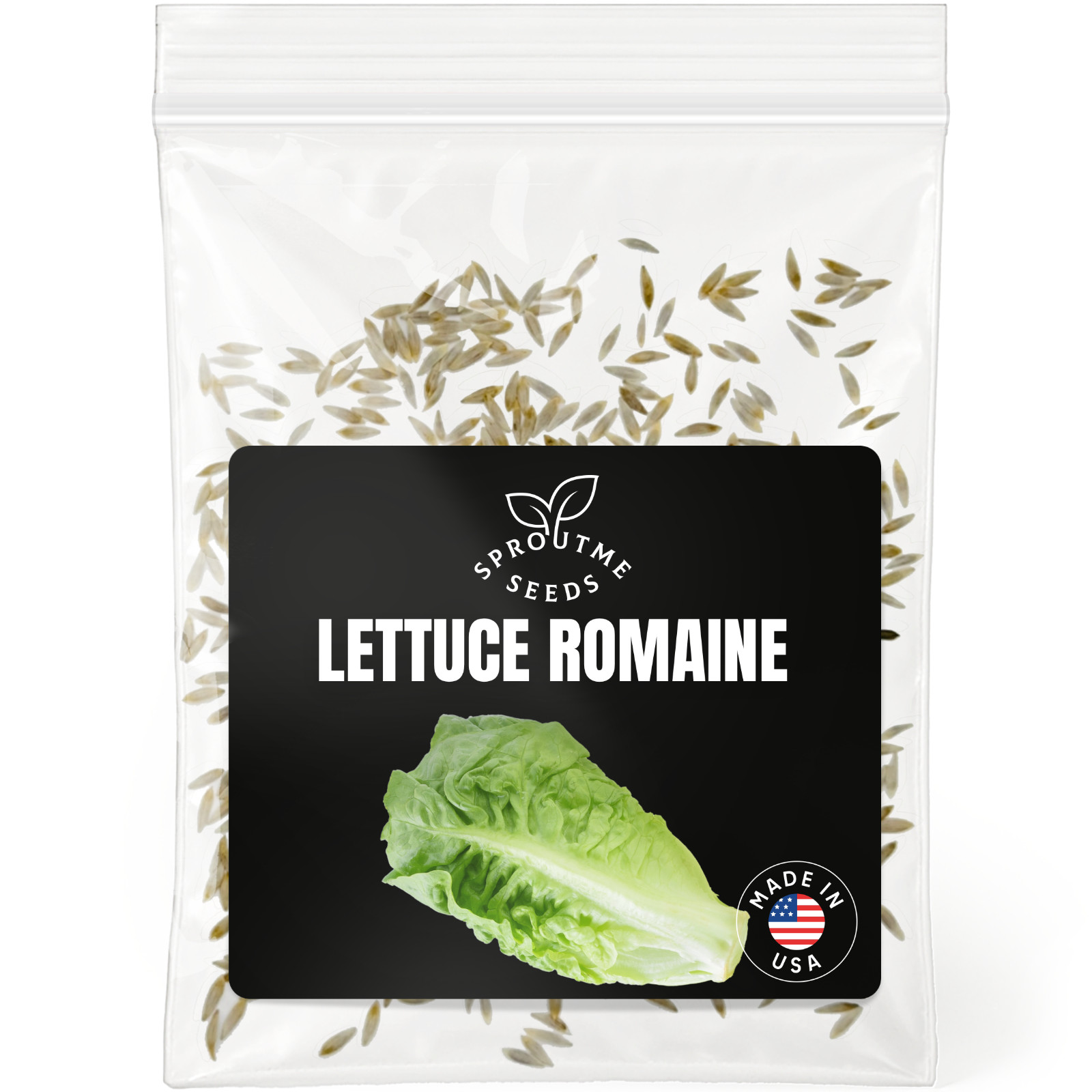 Romaine Lettuce Seeds 500+, Heirloom Non-GMO, Crisp Cool Season Salad