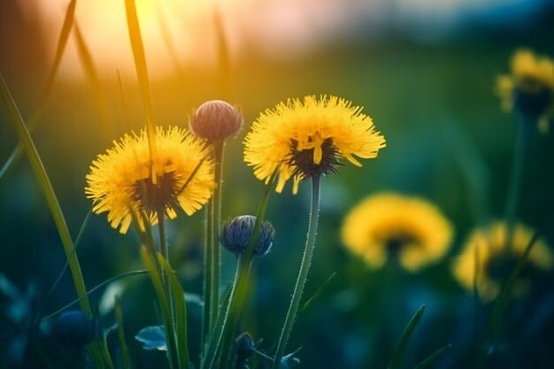 500 + Dandelion Seeds / True / Wild / Yellow Flowers / Organic Perennial