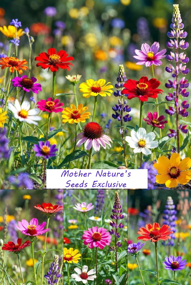 Landscaper’s Pack COTTAGE GARDEN DELUXE Heirloom Blooms Non-GMO 5000+ Seeds