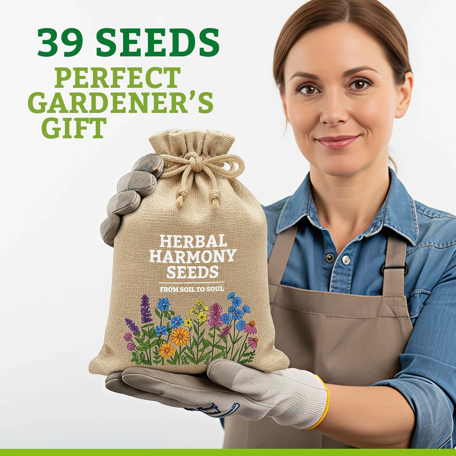 Medicinal Herb Seeds Variety Pack – 39 Heirloom Non-Gmo Apothecary Seed Kit, Her