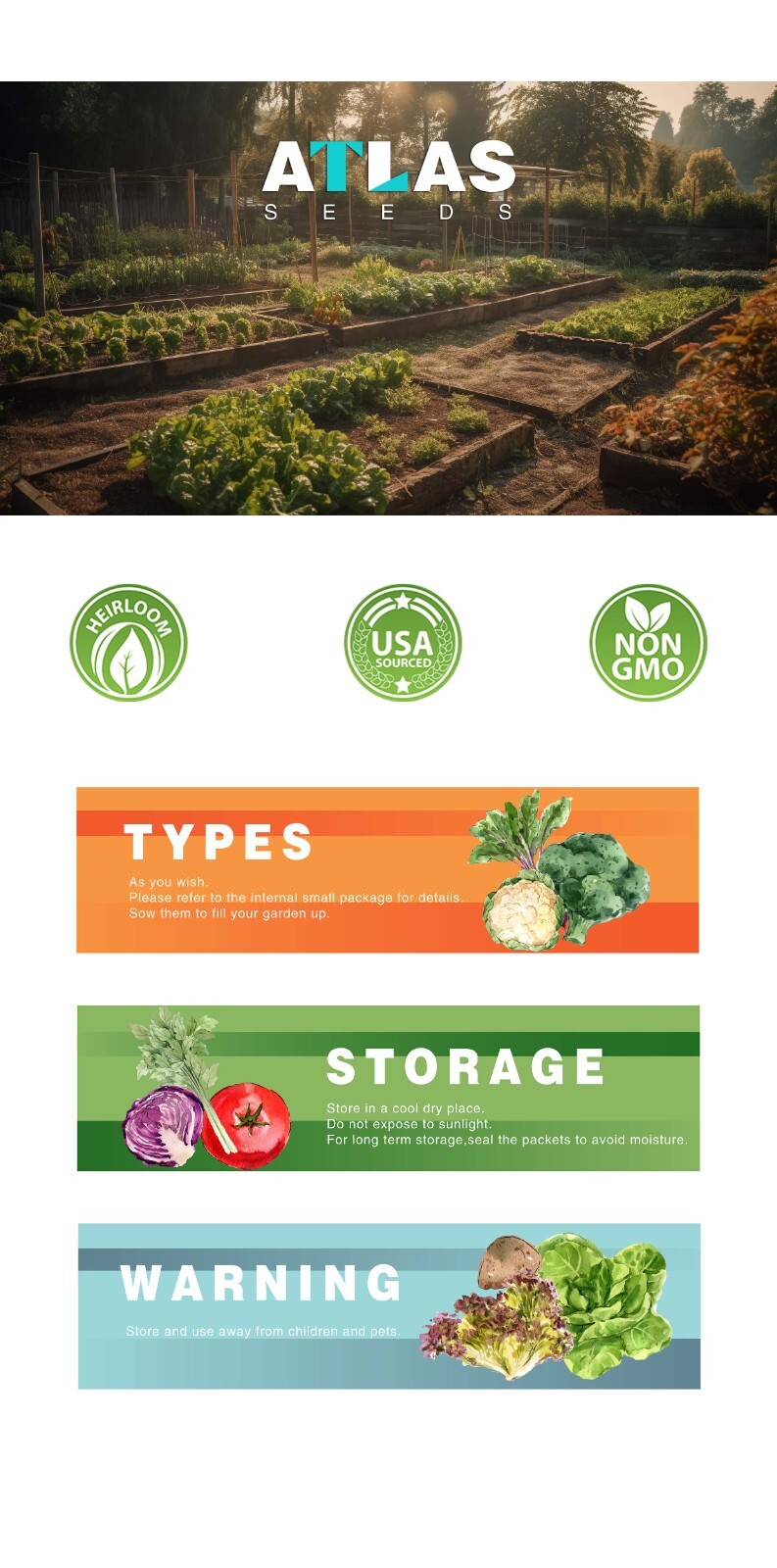 16 Varieties Fall Vegetable Seeds Over 20,000 Seeds