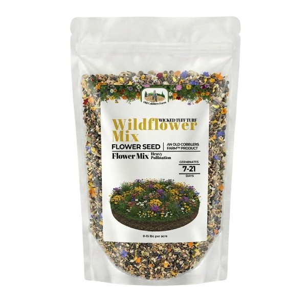 Old Cobblers Farm™ Wicked Tuff Turf Wildflower Mix (Wildflowers)-Seasonal Color