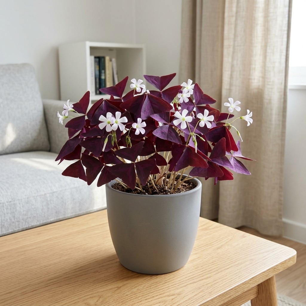 30 Pcs Purple Shamrock Seeds – Ideal for Outdoor Garden & Container Planting