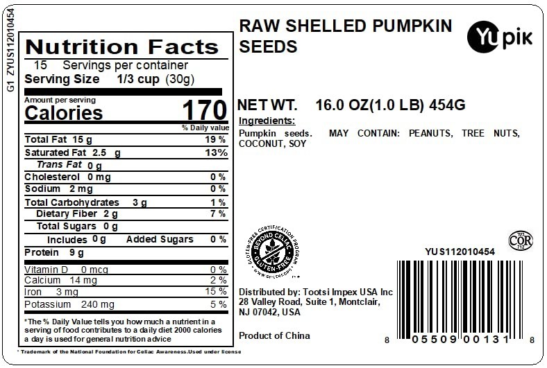 Healthy Raw Pumpkin Seeds | 1 lb Nutty, Crunchy, Perfect for Snacking & Cooking