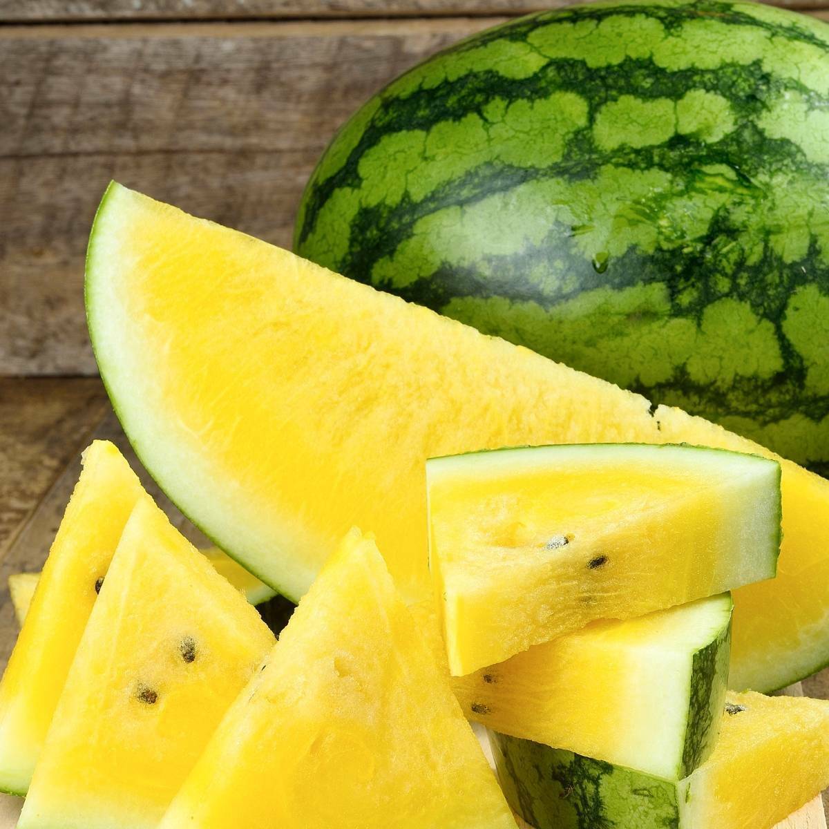 Yellow Crimson Watermelon Seeds | Heirloom Melon Tropical Fruit Seeds Fresh 2024